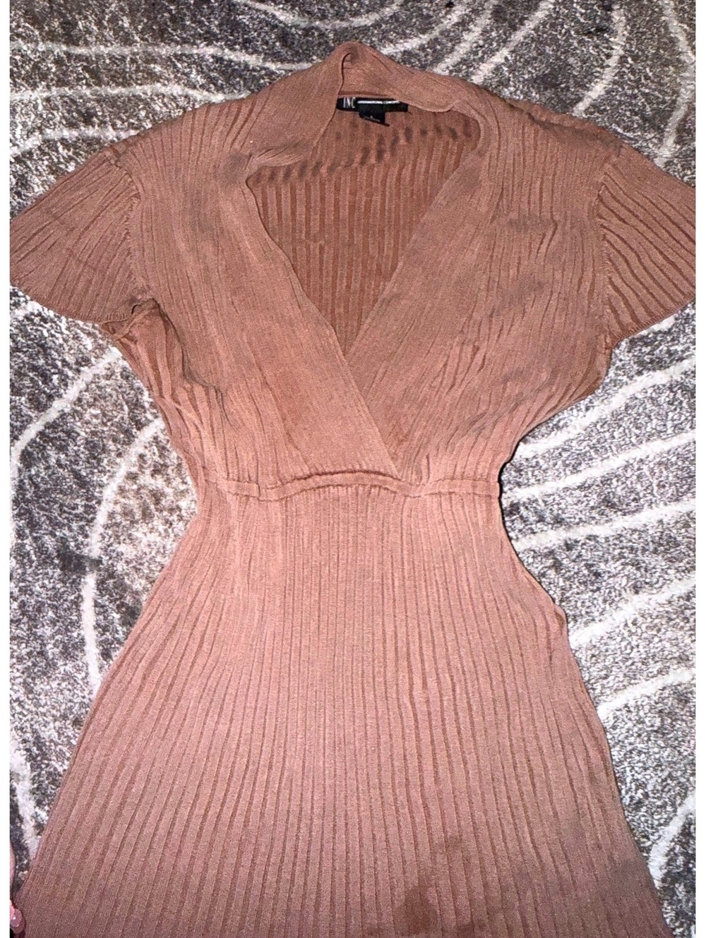 Y2k brown blouse vintage 1998 brand INC size large
